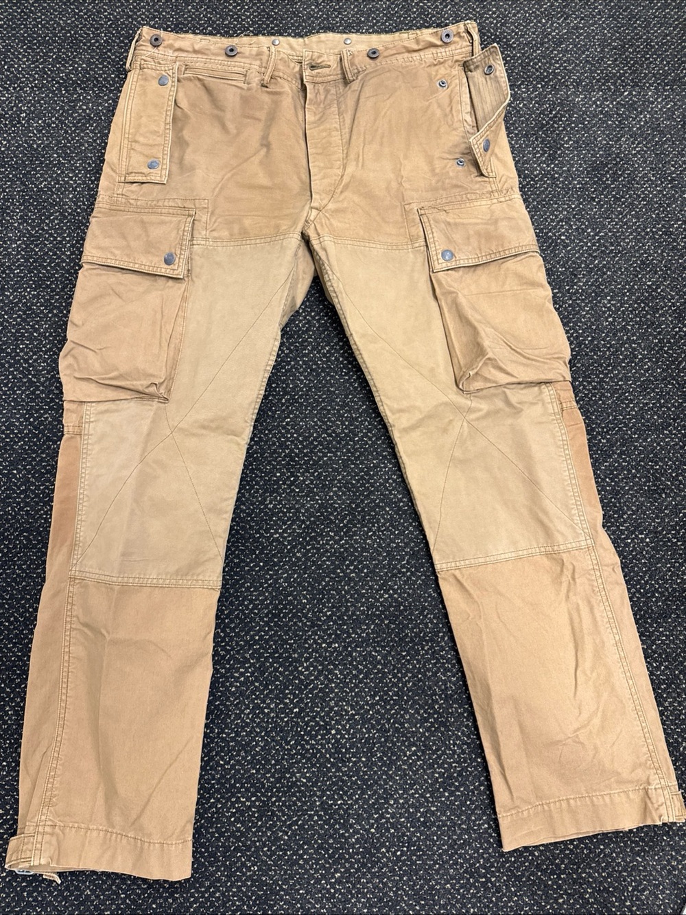Ralph Lauren Double RL Tan Cargo Work Pants